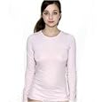 American Apparel Women`s Sheer Jersey Long Sleeve T-shirt - Tee