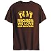 T-Shirt Mens Brown " IN Nicaragua WE LOVE EACH OTHER " Countries