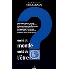 Unit� du monde, unit� de l'�tre