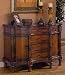 6 Drawer Cabinet With Black Marble Top