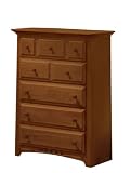 Five Drawer Chest In Mocha Finish