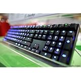 Ducky Shine Blue Back Lit Mechanical Keyboard w/ Black Cherry MX Switches