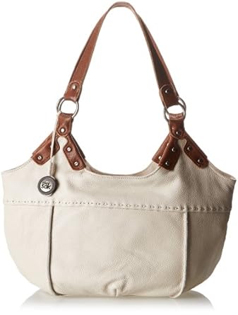 The Sak Indio Satchel Top Handle Bag, Stone,