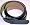 Black Bonded Leather Snap Belt For Buckles Strap Size: Medium 28-33 Inches