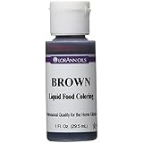 Lorann Oils Liquid Food Color, 1-Ounce, Brown