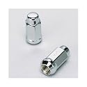 Gorilla Automotive Products 91197XL: Lug Nuts, Conical Seat, Bulge, 9/16 in. x 18 RH, Tuner, Chrome Plated Steel, Set of 4