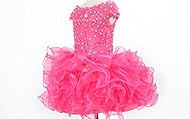 Girls Applique Lace   Floor Length  Ball Gown Pageant Dress  With Ruffles