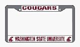 Washington State Cougars Chrome License Plate Frame - Set of 2