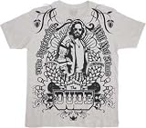  : The Big Lebowski The Dude Crest "This Aggression Will Not Stand" T-Shirt - Hermitite Gray