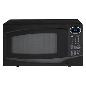 1.0 Cu. Ft. 1100W Mid-size Microwave -black by