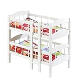 white wooden doll's bunk bed by howa 2430