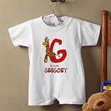 41C3LEB9niL. SL160  Personalized Baby Clothes   Romper Alphabet Animals Design Reviews