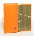 arlac Telefonregister: flaches Flip-Over Telefonbuch (21 x 21 cm), Orange