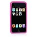 Hot Pink Premium Silicone Skin Snap-On Cover Hard Case Cell Phone Protector for Apple Ipod iTouch Touch 2G II + Lanyard Gift