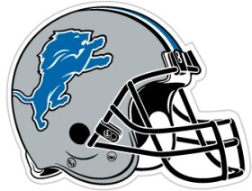 NFL Detroit Lions 12-Inch Vinyl Helmet Magnet