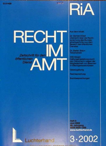 Recht im Amt