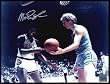 Magic Johnson Los Angeles Lakers Signed 16X20 Photo - Ncaa With Bird - Authentic Autographed