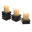 Set of 3 Pillar Candleholders - Java