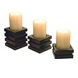 Set of 3 Pillar Candleholders - Java