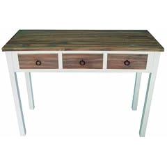 Konsole Anrichte Sekret�r wei� Holz braun Landhaus shabby Tisch massiv