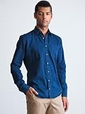 American Apparel Denim Long Sleeve Button-Up Shirt