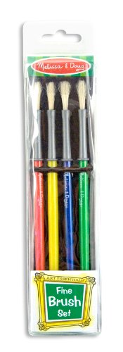 melissa and doug fine paint brushes set of 4 cheap price