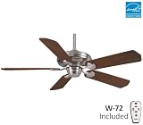 Casablanca 46U45M Capistrano Ceiling Fan with Hand Held Remote, Brushed Nickel