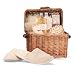 Spa-In-A-Basket With Honey Vanilla Scent, Comfy Slippers, And Massage Tool