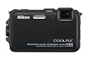 Nikon COOLPIX AW100 16 MP CMOS Waterproof Digital Camera with GPS and Full HD 1080p Video (Black)