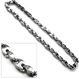 Men's Titanium Link Chain Non Magnetic Golf Necklace