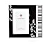 BLACK & WHITE Beveled Glass MUSIC Theme Picture Frame - PIANO KEYBOARD - NOTES - G Clef RECITAL Photo Holder- GIFT - KEEPSAKE Boxed