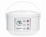 Panasonic SR-YB05P 3-Cup Rice Cooker/Warmer with Advanced Fuzzy Logic Technology, White/Silver