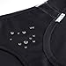 NatraTouch WorryFree Cut and Sew Menstrual Bikini Black Lace Trim