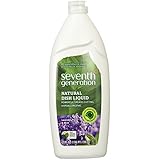 Seventh Generation Natural Dish Liquid 22734, Lavender Floral & Mint, 25-Ounce Bottle