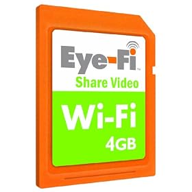 Eye-Fi Share Video 4GB Wireless SDHC Memory Card