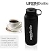 URBNBottle- Insulated Stainless Steel Water Bottle (32OZ Black), BPA Free, Sweat Free, Vacuum Sealed Double Wall Keeps Drinks Cold Or Hot For 12+ Hours