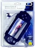 Logic3 Black Silicon Case and Screen Guard (PSP)