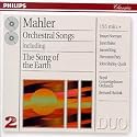 Mahler: Orchestral Songs - including The Song of the Earth /Royal Concertgebouw Orchestra · Haitink