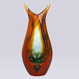 Hand Blown Amber Multicolor Sommerso Teardrop Art Glass Vase 13 tall Reviews 41C3Y%2BV7XUL. SL160 Hand Blown Amber Multicolor Sommerso Teardrop Art Glass Vase 13 tall Reviews