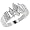 Triple Marquise Cz Sterling Silver Promise Ring