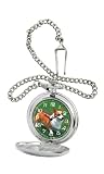 American Kennel Club Men's Pembroke Welsh Corgi Pocket Watch with Chain #D1612