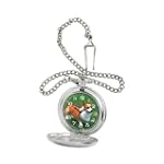 American Kennel Club Men's D1612 Pembroke Welsh Corgi Pocket Watch with Chain