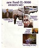 1978 FORD CL 9000 Sales Brochure Literature Book Piece