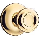 Kwikset Tylo Hall/Closet Knob in Polished Brass