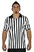 Mato & Hash Mens Referee Shirts/Umpire Jersey with Collar for Officiating and Costumes Black/White