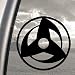Naruto Black Decal Kakashi's Mangekyo Sharingan Car Sticker