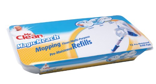 Mr. Clean Magic Reach Mopping Refill, 12 Count (Pack of 2)