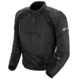 Joe Rocket Mens Radar Dark Leather Race Motorcycle Jacket
