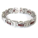 Silver Cubic Zirconia 8 Men's Iced Out Bracelet