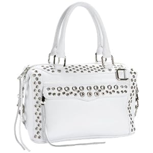 Rebecca Minkoff Eyelet Mab Mini Satchel,Marshmellow,one size